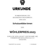 Wöhlerpreis 2023